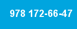 978 172-66-47 978 172-66-47